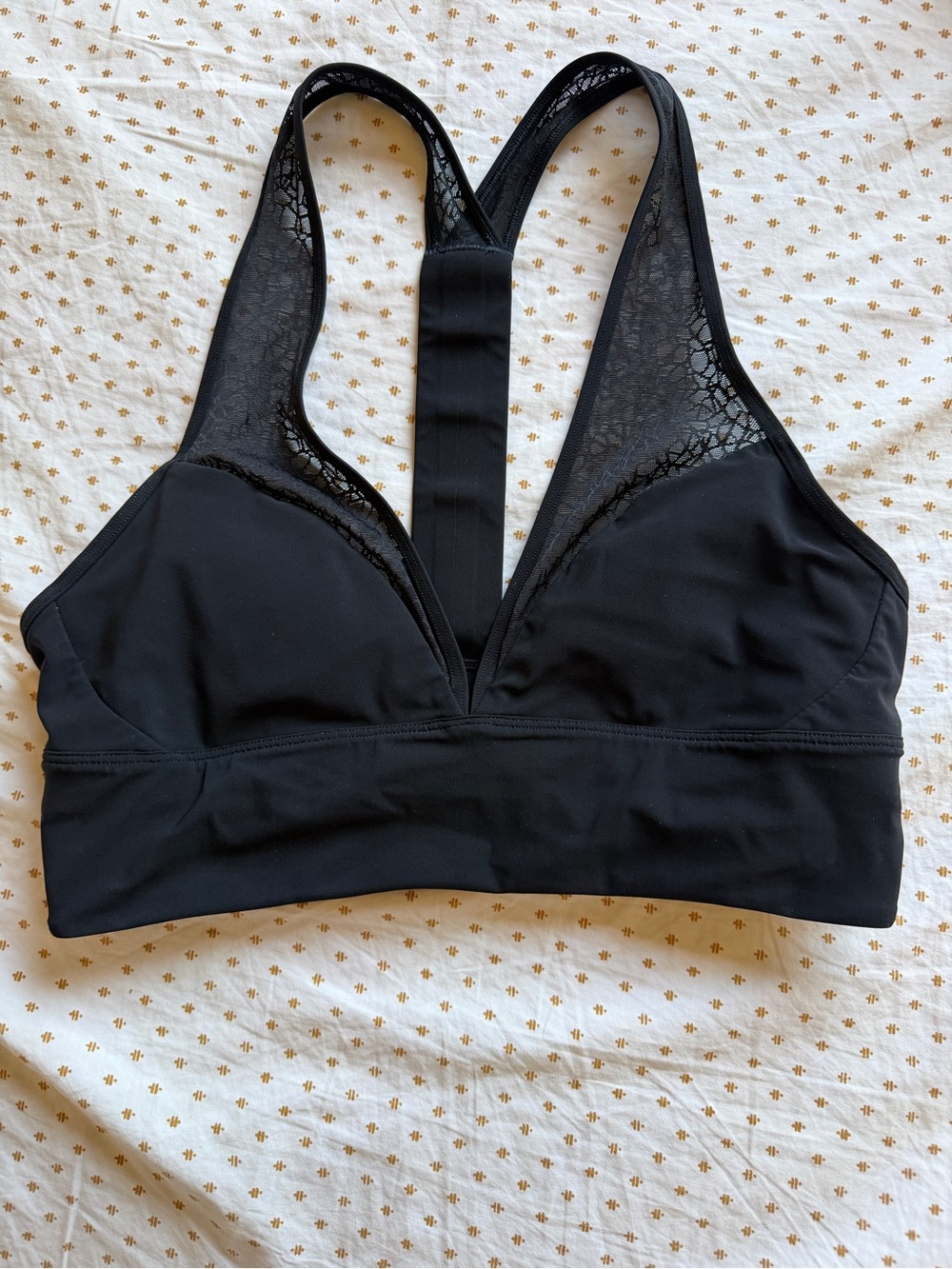 Lululemon Black Sports Bra V Neck